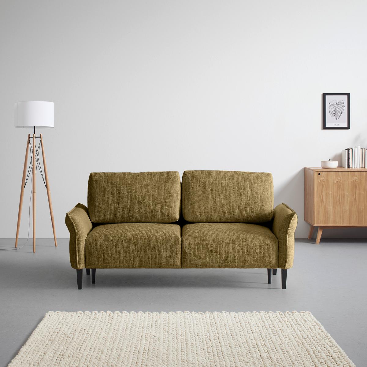 CANAPEA CU 3 LOCURI CUSTOM - crem/măsliniu, Modern, textil (183/85/92cm) - Mömax