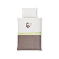 POŚCIEL NIEMOWLĘCA DIEGO - 2TLG SET - zielony/kremowy, Basics, tkanina (100/135cm) - Patinio