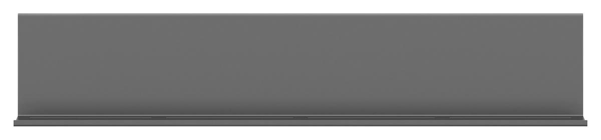 Regalelement schwarz matt, REGBEL -LED- 105+120 - Schwarz, Basics, Metall (225/12/20cm) - Visiona