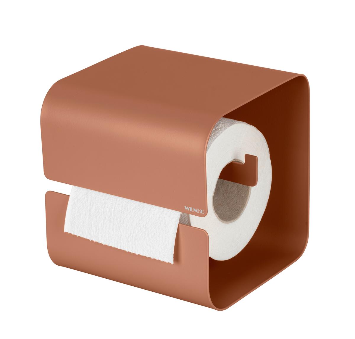 Toilettenpapierhalter Turbo -Loc Lizan Braun - Braun, MODERN, Metall (14/14,5/13,7cm) - Mömax