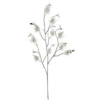 Umetna Rastlina Dekozweig I - bela/rjava, Basics, umetna masa (76cm) - Mömax