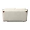 SCHLAFSOFA MACY - Weiß, MODERN, Textil/Metall (141/68/87cm) - Bessagi Home