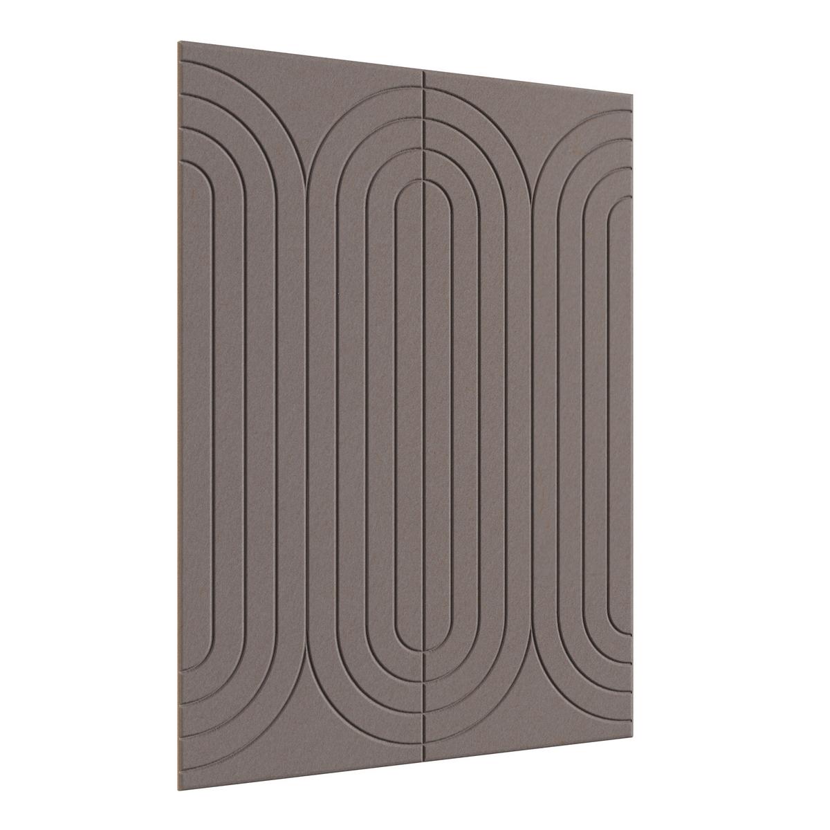 Akustični Panel Marla - mocha rjava, tekstil (90/120cm) - Mömax
