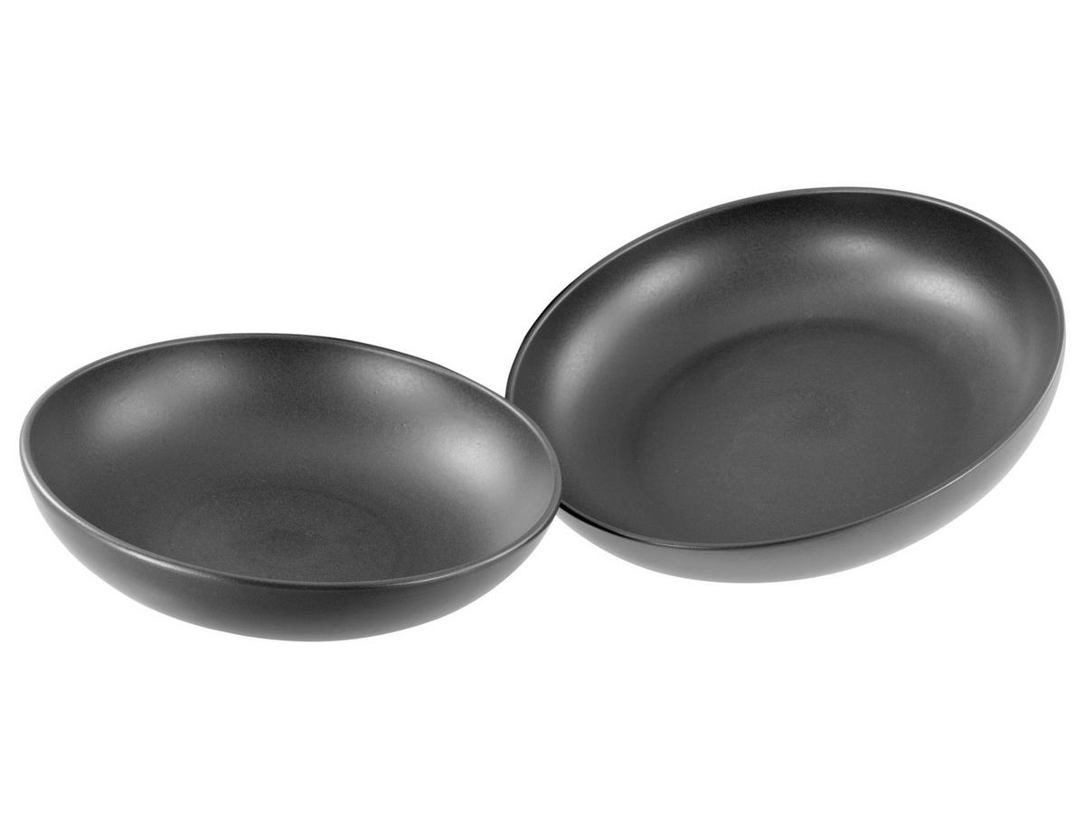 Set Posod Uno Black, 2-Delni - antracit, Basics, keramika - Creatable