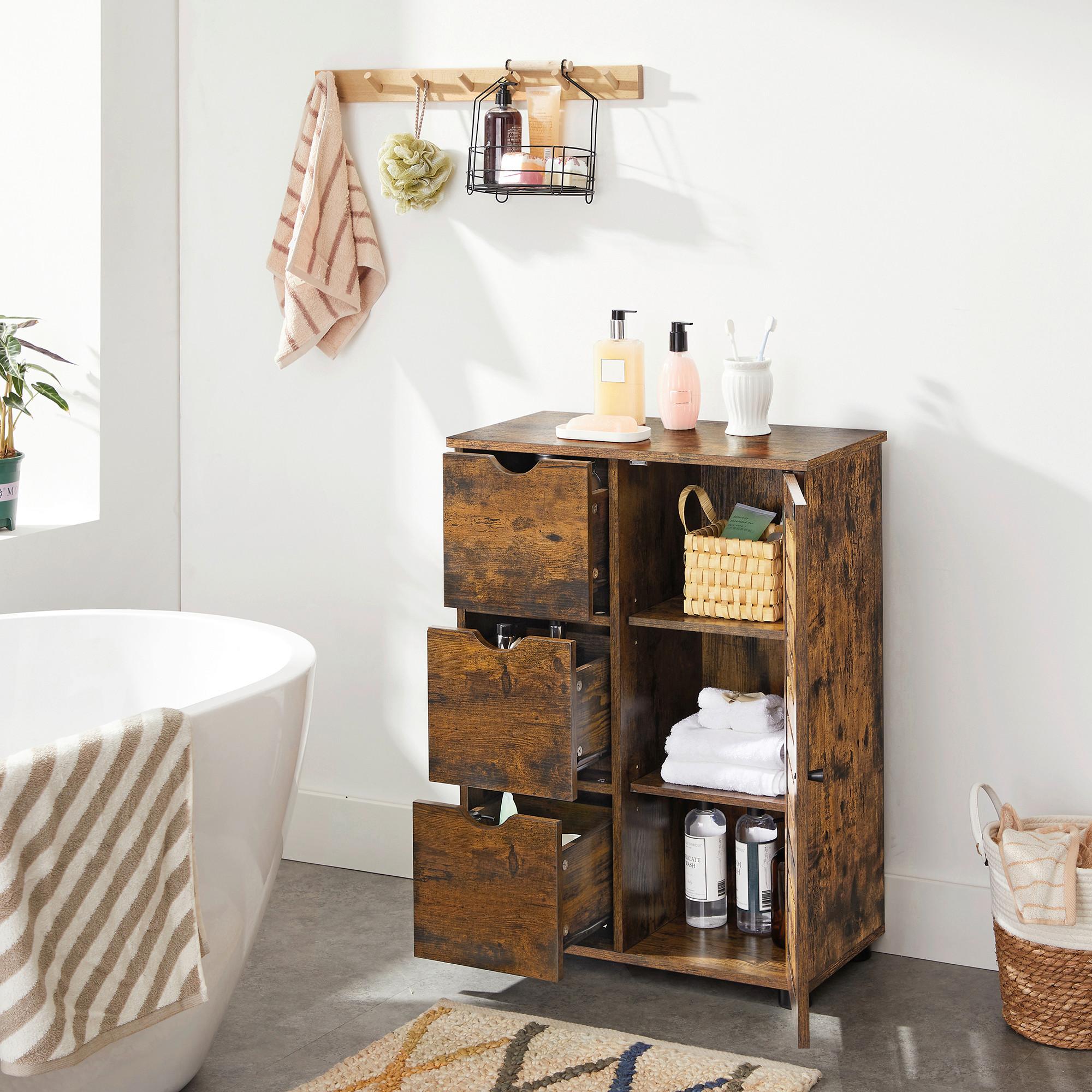 MIDISCHRANK BBK143X01V1 - Schwarz/Braun, Trend, Holzwerkstoff/Kunststoff (60/80/30cm) - MID.YOU