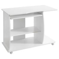 Računalniška Miza Diana - bela, Konvencionalno, umetna masa/leseni material (50/90/71cm) - MID.YOU