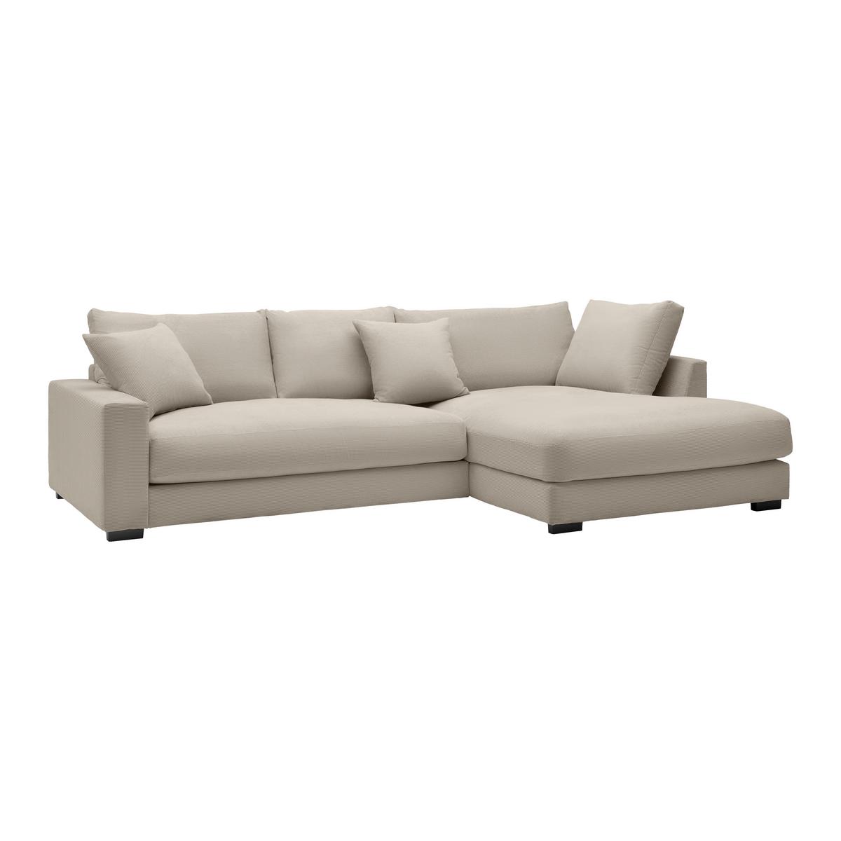 Kutna Garnitura Pedro - crna/taupe, Moderno, tekstil/plastika (300/190cm) - Mömax