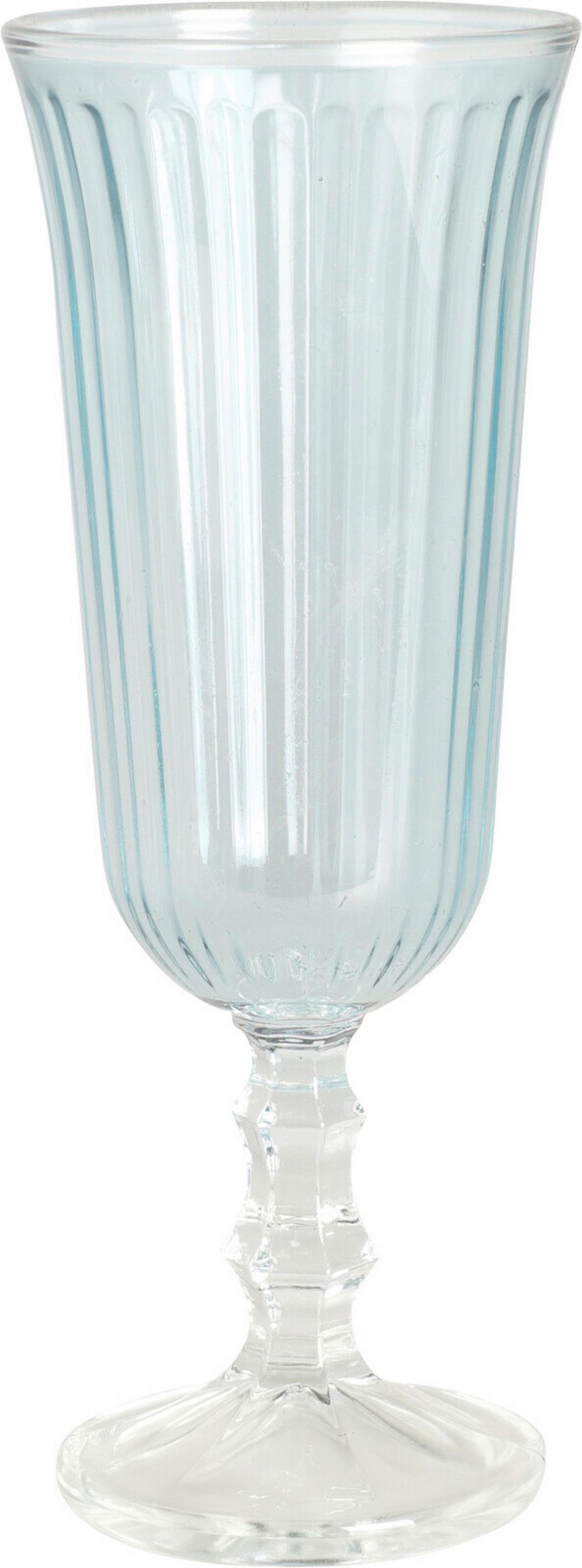 Borospohár Sea - világoskék, Trend, üveg (6/16cm)