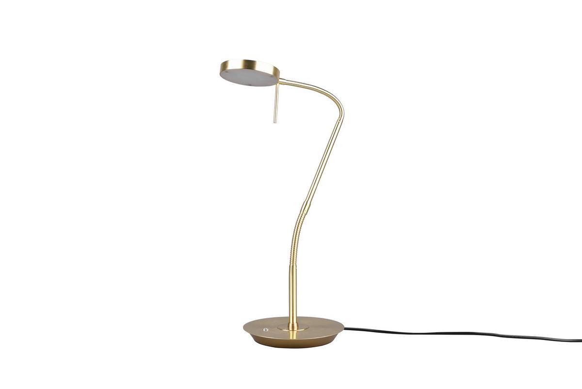 LED-Schreibistischleuchte Monza Gold max. 12 Watt - Basics (46/19/57cm) - Trio Leuchten