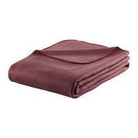 Fleecedecke Felicity Aubergine ca. 140x200cm - Aubergine, Textil (140/200cm) - Mömax