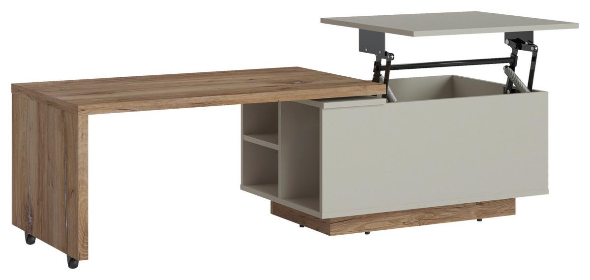 Klub Stočić Myra - boja hrasta, Konvencionalno, pločasti materijal (95/153/45,3/54cm) - Modern Living