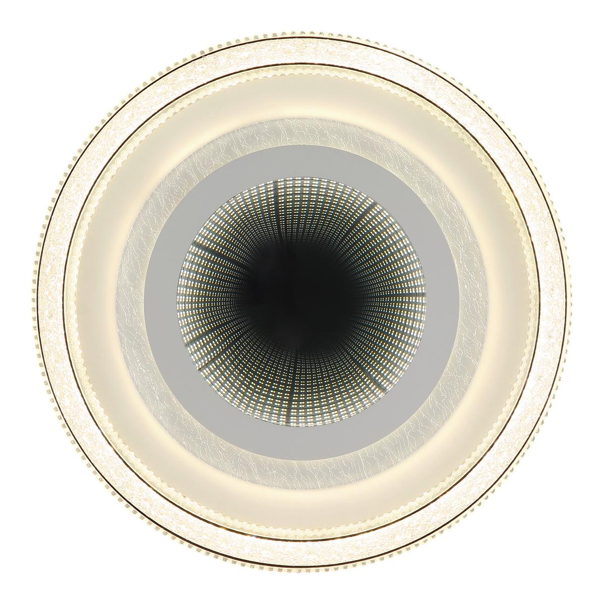 LED Mennyezeti Lámpa 48557-48w Alsuna - fehér/átlátszó, Konventionell, műanyag/fém (48/7cm) - Globo