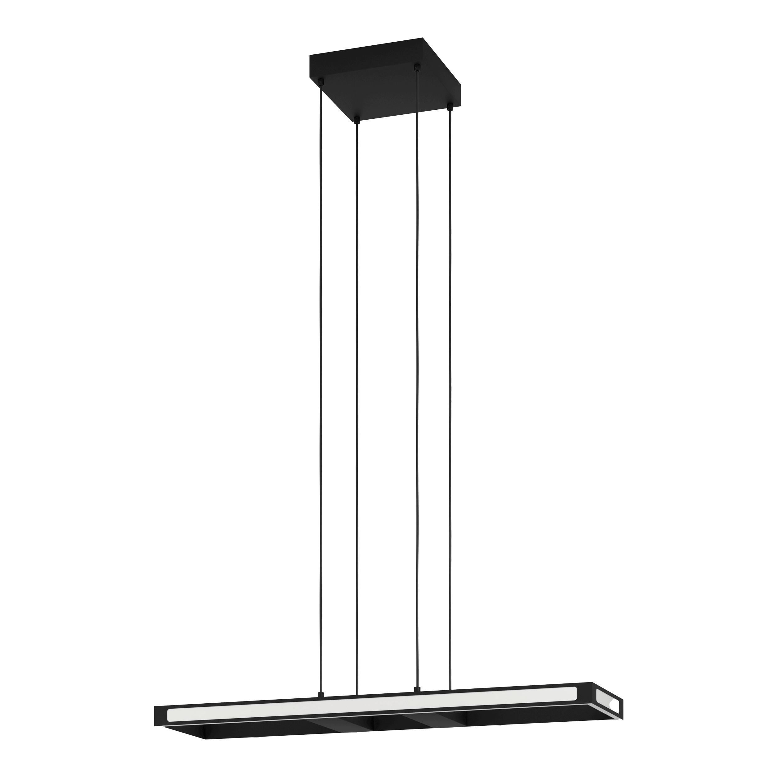 Led-pendelleuchte 99678* Savilanas-Z - Weiss/Schwarz, Design, Kunststoff/Metall (77/20/110cm) - Eglo