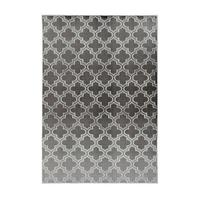 Flachwebeteppich Monroe 100 Anthrazit - Anthrazit, Konventionell, Textil (120/170cm) - Kayoom