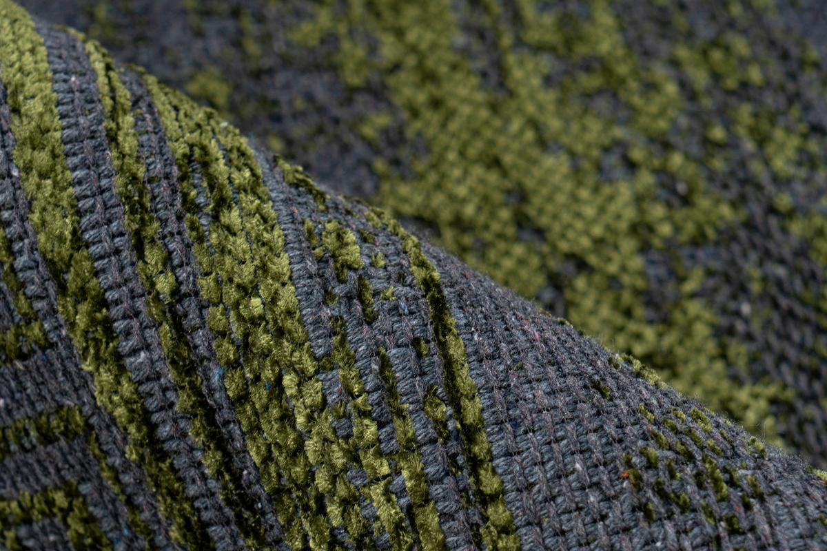Flachwebeteppich Kalevi 300 - Grün, Konventionell, Textil (160/230cm) - Kayoom