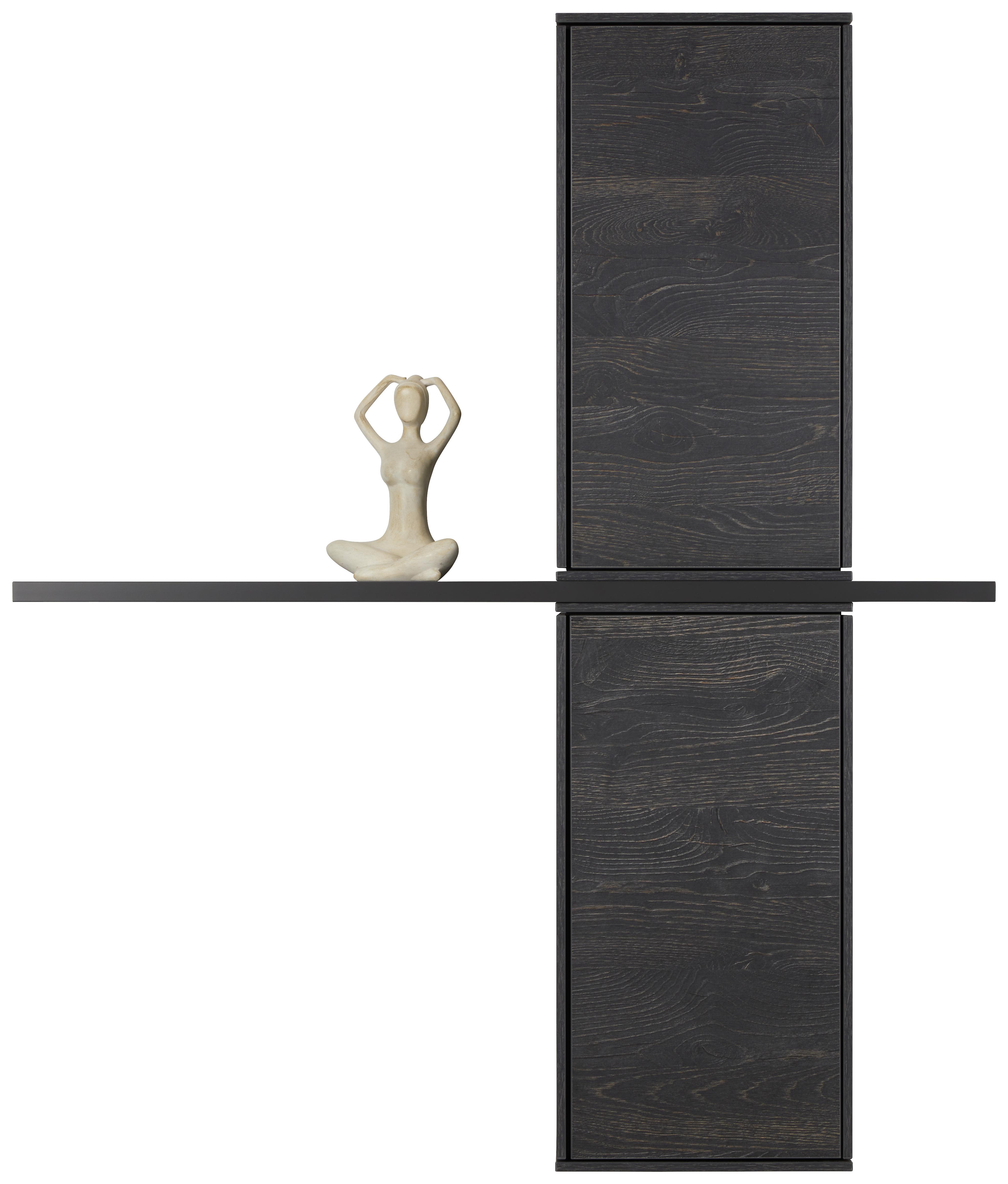 Wandboard in Anthrazit - Anthrazit, MODERN, Holzwerkstoff (130/3/37cm) - Premium Living
