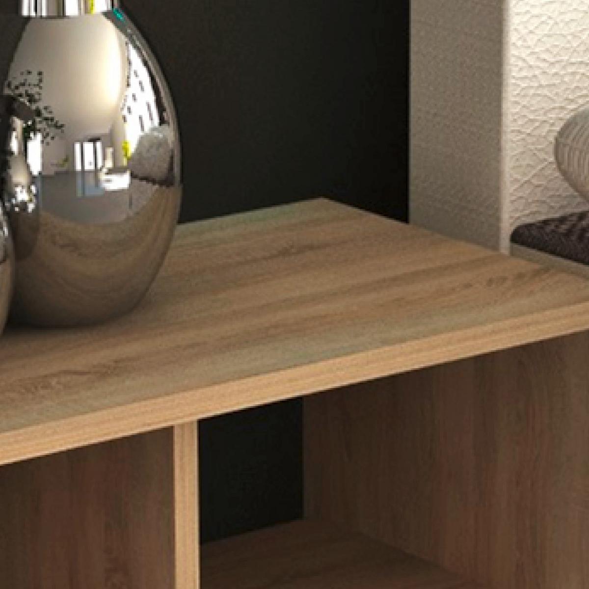 Couchtisch Nachto ca.60x30x40cm Eichefarben - Eichefarben, Basics, Holzwerkstoff (63/30/40cm) - MID.YOU