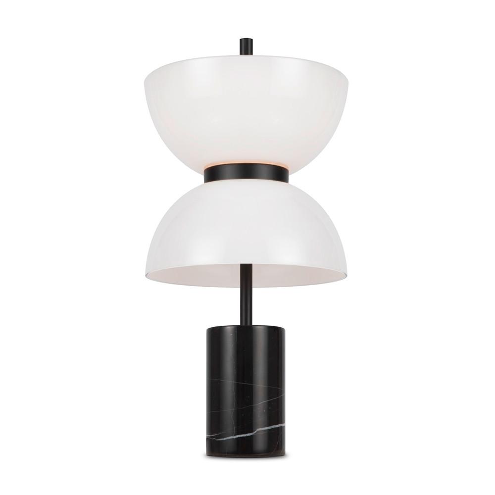 TISCHLEUCHTE KYOTO - Schwarz, Modern, Stein/Metall (22/46cm) - MAYTONI