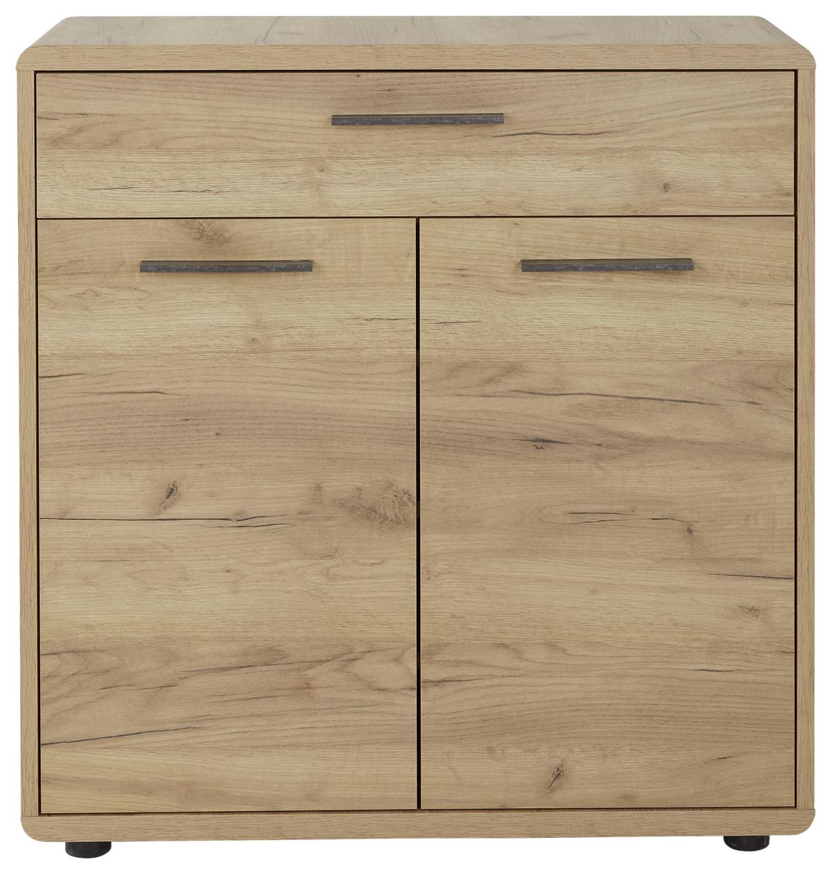 Comodă FONTANA - culoare lemn stejar, Modern, material pe bază de lemn (84/90/32cm) - Modern Living