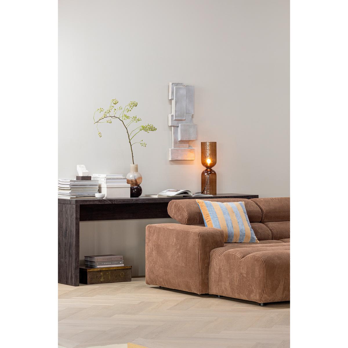 Beistelltisch Maan Dunkelbraun B: 200 cm - Dunkelbraun, MODERN, Holzwerkstoff (200/45/76cm) - Livetastic
