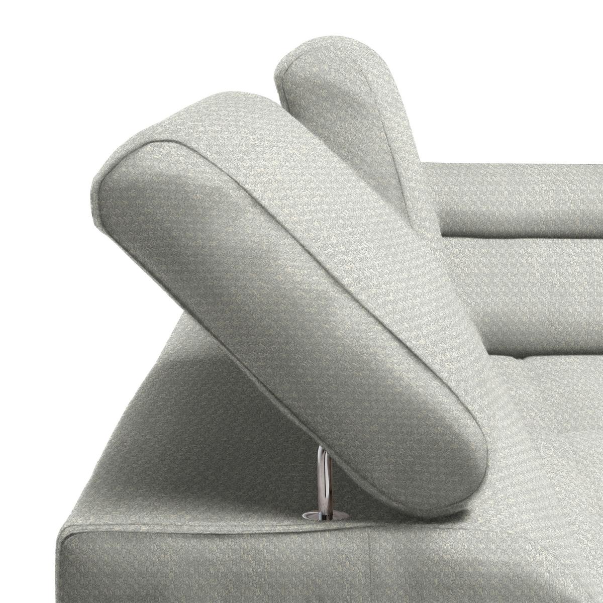 Ecksofa Gremoi Rechts Sandfarben - Sandfarben/Schwarz, MODERN, Kunststoff/Textil (283-206/77-100/106cm) - Premium Living