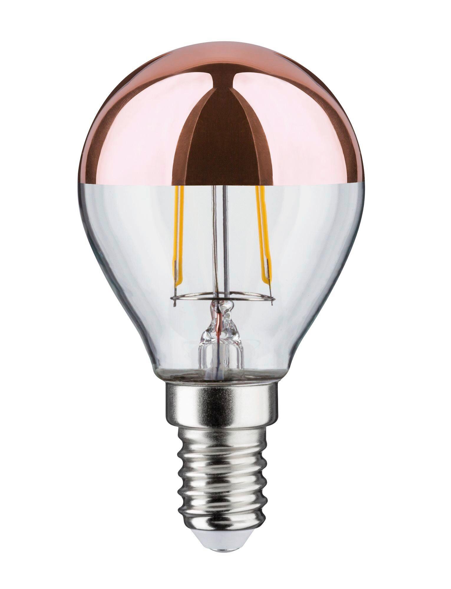 LED-Leuchtmittel 28665 max. 2,6 Watt - Klar/Kupferfarben, Basics, Glas (7,8cm) - Paulmann