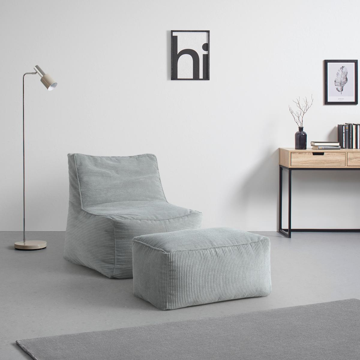 Sitzsack Caroline Grau - Grau, MODERN, Textil (75/84/88cm) - Mömax