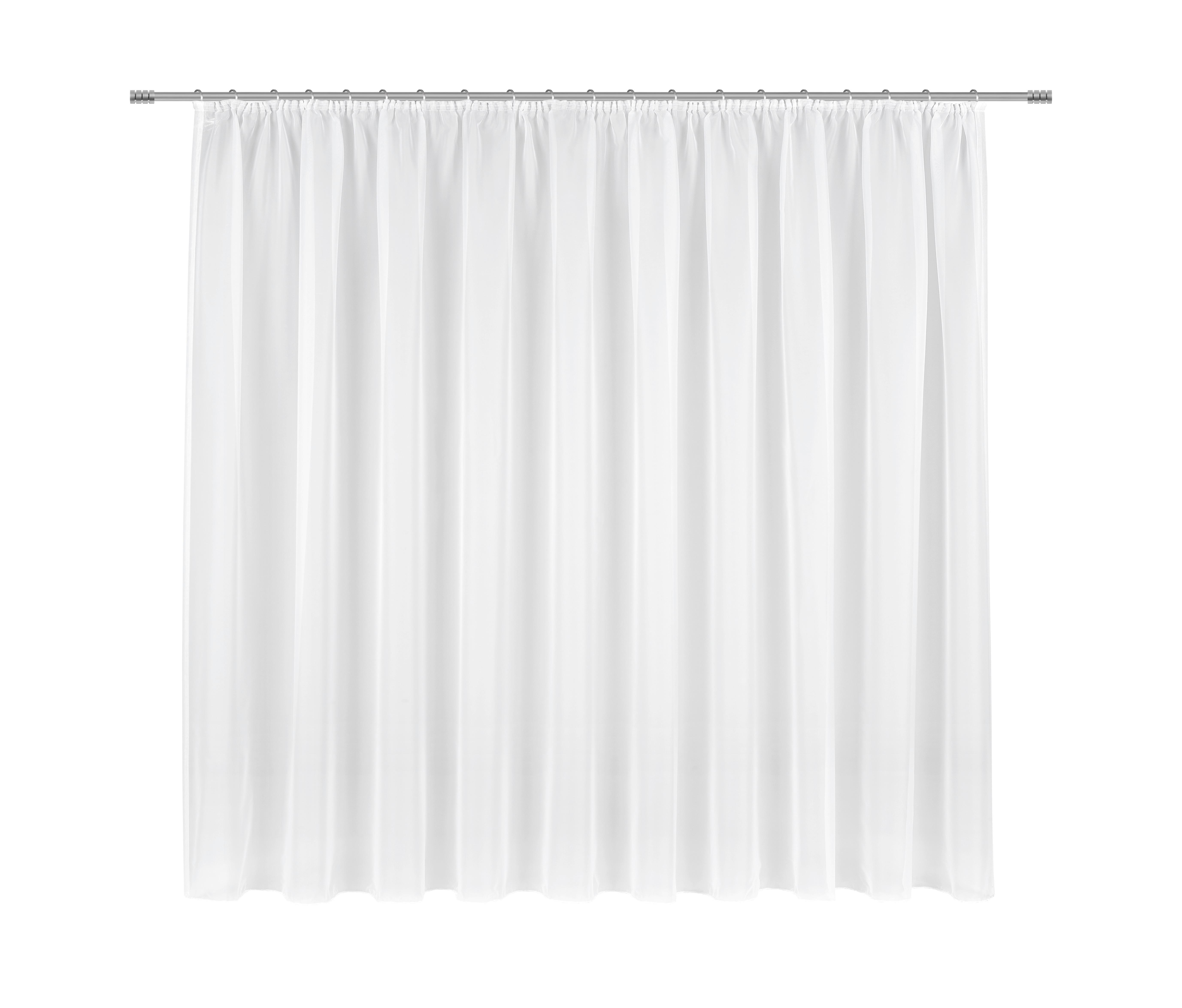 Končana Zavesa Anna Store 1 -Based- - bela, Konvencionalno, tekstil (300/145cm) - Based