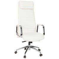 Drehstuhl Aspera 20 Creme/Silberfarben - Silberfarben/Creme, MODERN, Leder/Kunststoff (59/139/50cm) - MID.YOU