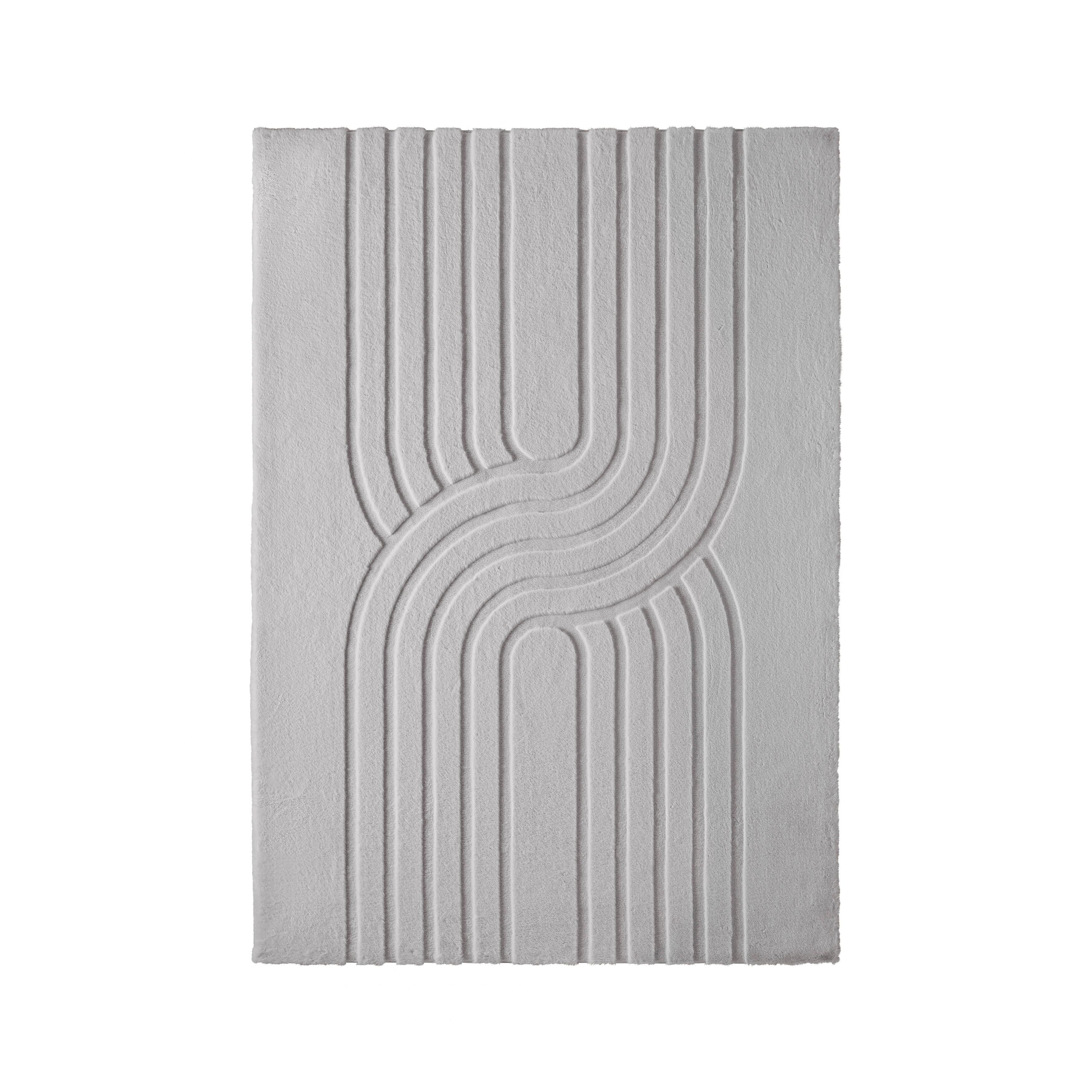 Kunstfell Fadime 1 Grau ca. 80x150cm - Grau, MODERN, Textil (80/150cm) - Mömax