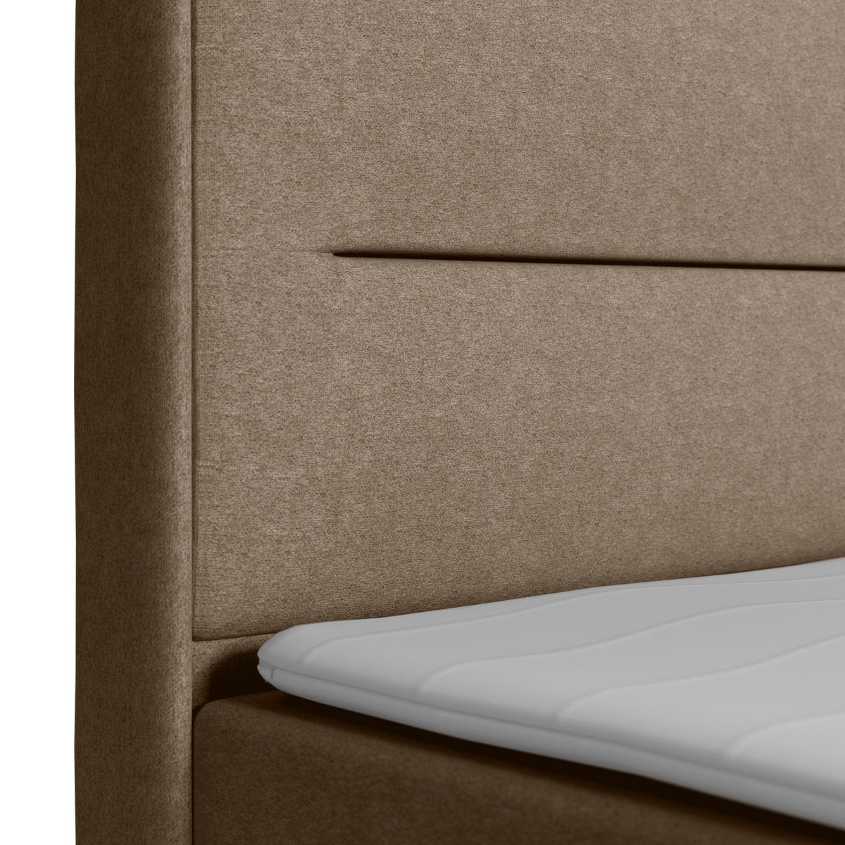 Boxspringbett Kyoto ca. 180x200 cm Beige - Beige, MODERN, Holz/Kunststoff (180/200cm) - MID.YOU