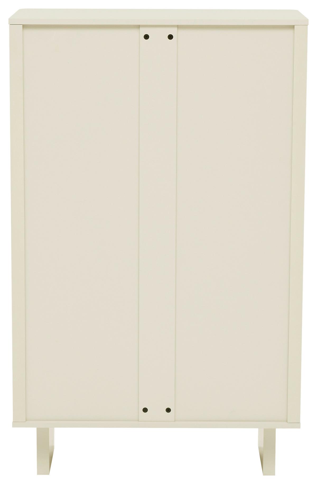 KOMODA WYSOKA HARMONY - kaszmir, Design, materiał drewnopochodny (80/130/40cm) - Xora