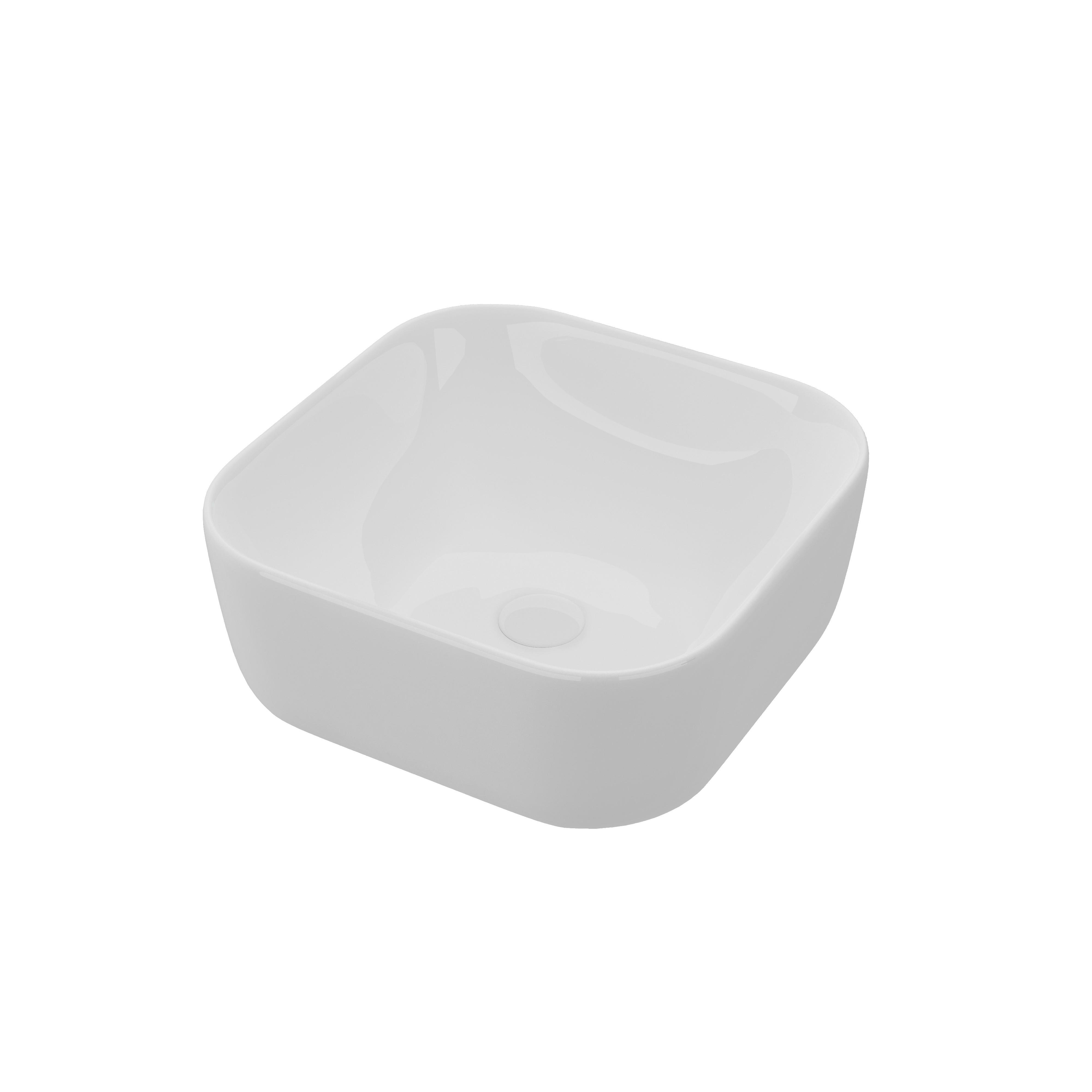 Lavoar Lavabi - alb, Modern, ceramică (39/14/39cm)