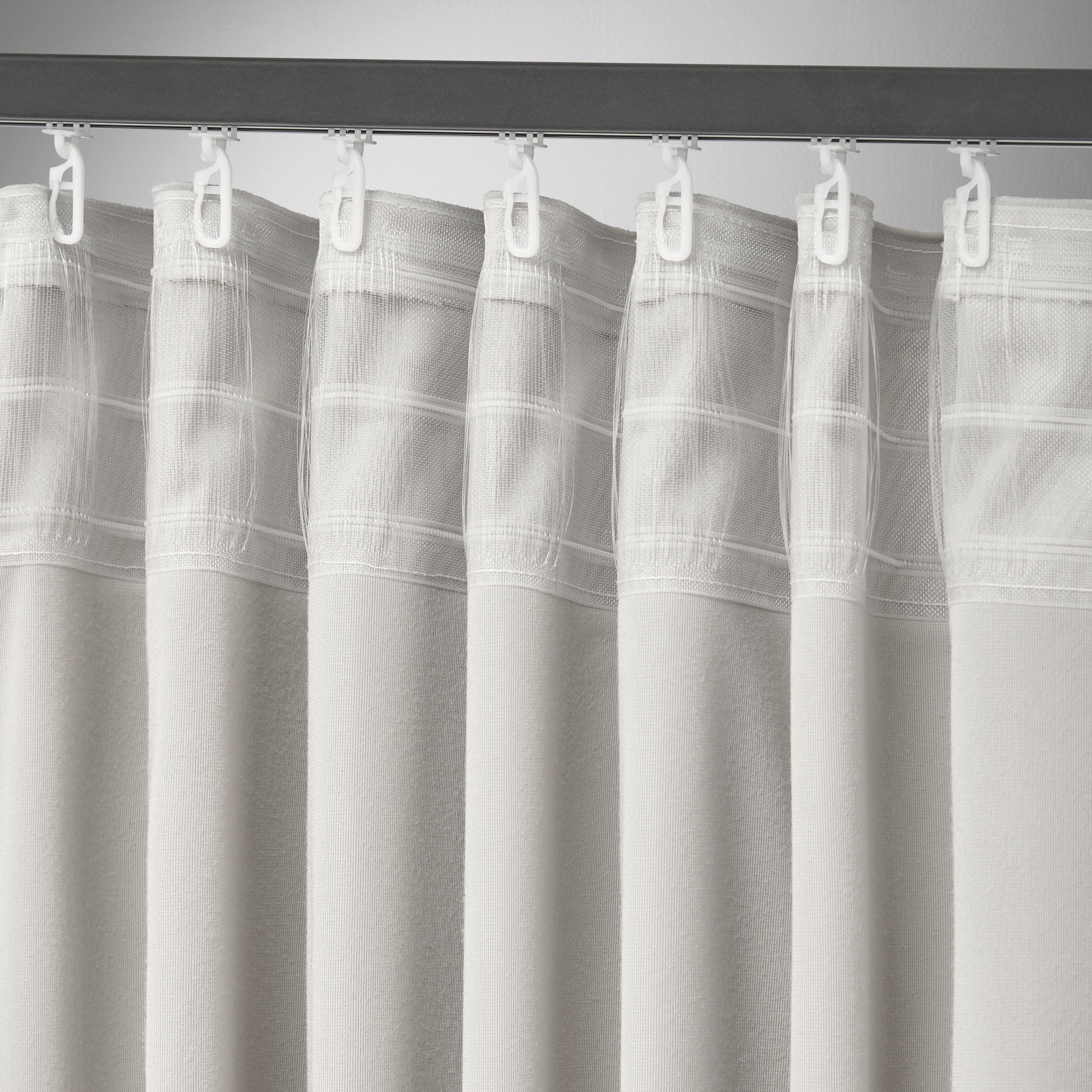 GARDINLÄNGD VIOLA - naturfärgad, Klassisk, textil (140/245cm) - Premium Living