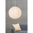 Lámpaernyő Valentina - fehér, fém/papír (50cm) - MÖMAX modern living