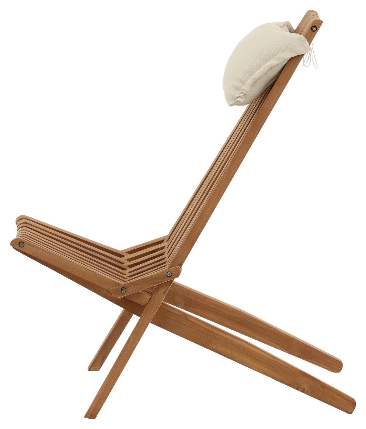 LOUNGESESSEL KENYA - Goldfarben, KONVENTIONELL, Holz (86/100/68cm) - Gardenson