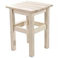 Taburet Uni 1 - culoare lemn pin, Natur, lemn (33/45/33cm) Taburet Uni 1 - culoare lemn pin, Natur, lemn (33/45/33cm)