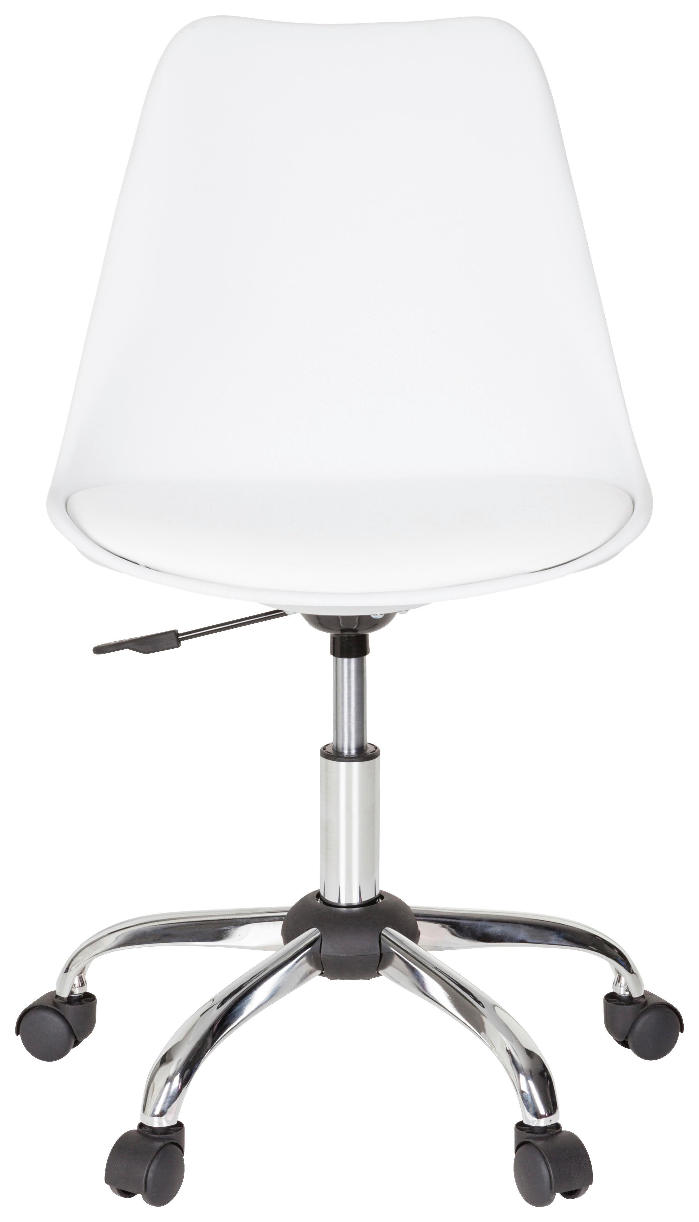 Vrtljivi Stol Fancy Pro, Bela - bela, Moderno, kovina/umetna masa (48/86/54cm) - MID.YOU