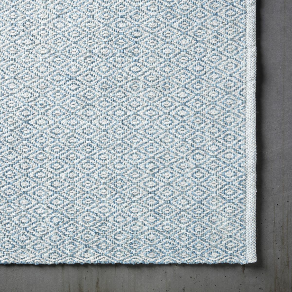 Covor țesut de mână CAROLA 1 - albastru, Basics, textil (60/120cm) - Modern Living