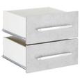 Schubladenset in Grau 2er Set - Alufarben/Grau, MODERN, Holzwerkstoff/Metall (37,7/34,6/36,8cm) - Mömax modern living Schubladenset in Grau 2er Set - Alufarben/Grau, MODERN, Holzwerkstoff/Metall (37,7/34,6/36,8cm) - Mömax modern living