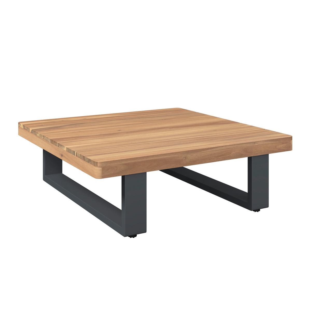 LOUNGEGARNITUR GABRIEL - Akaziefarben, Natur, Holz/Metall (173/73/82cm) - Mömax