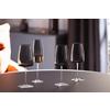 MOUSSERANDE VINGLAS NICKI - svart, Modern, glas (6,6/25cm) - Gourmesto