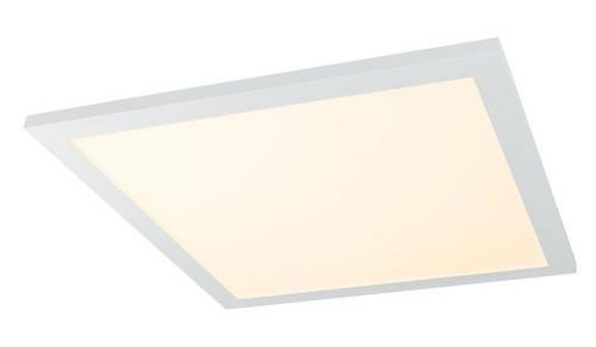 LED-Deckenleuchte Rosi max. 30 Watt - Weiß, Kunststoff/Metall (45/45/4,5cm)