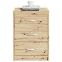 Noptiera PEPE - culoare lemn stejar, material pe bază de lemn (38,5/54/28cm) - Based