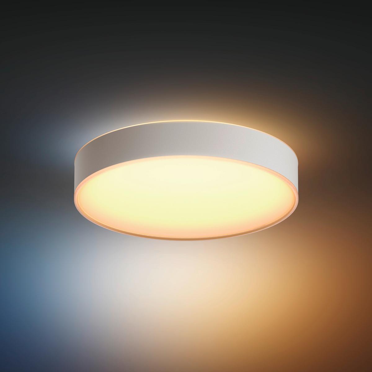 LAMPA SUFITOWA LED 4116031P6 HUE ENRAVE L - biały, Design, tworzywo sztuczne (42,5/8,4cm) - Philips HUE