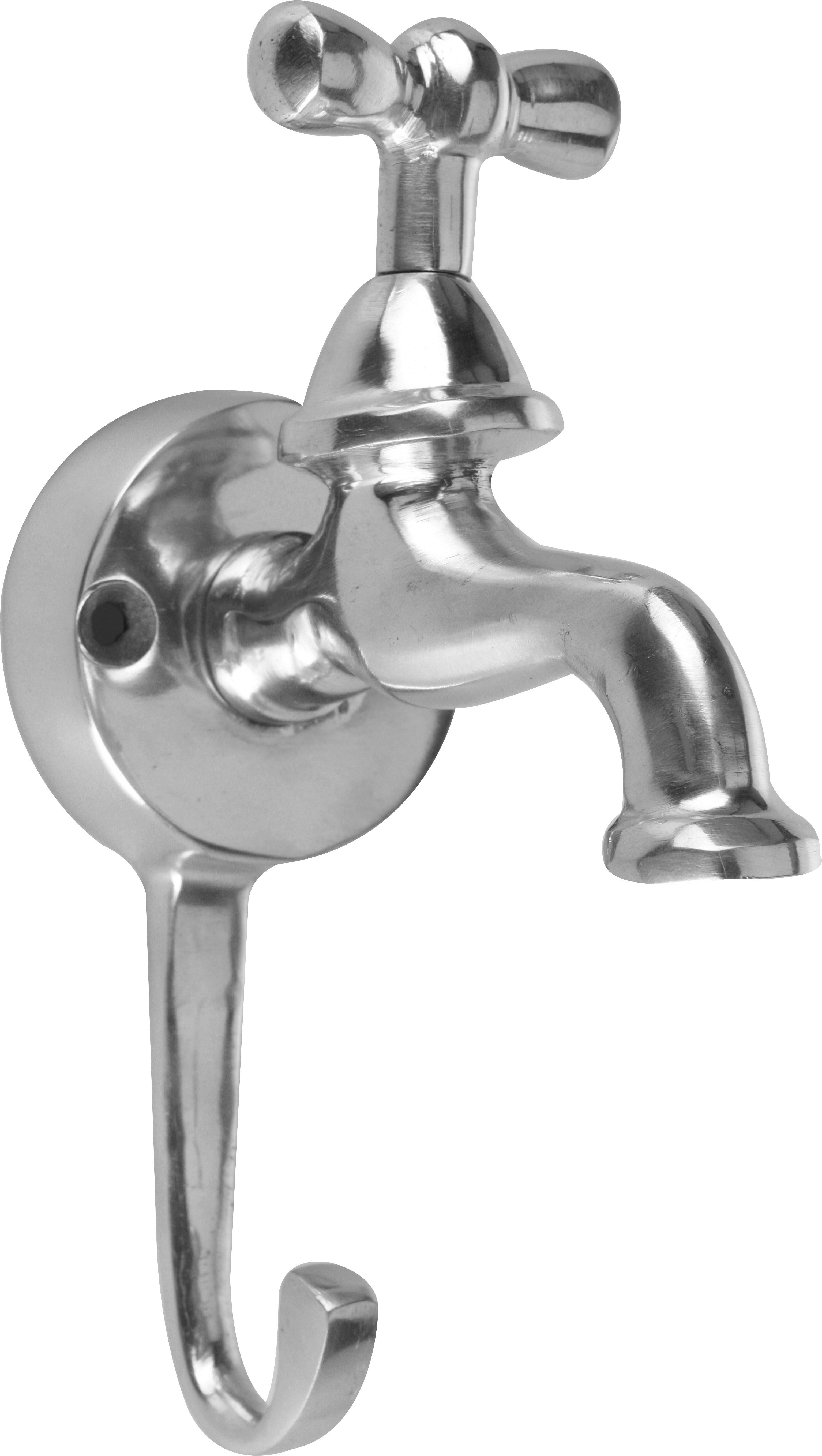 Akasztó Tap - ezüst, fém (12/6/18cm)