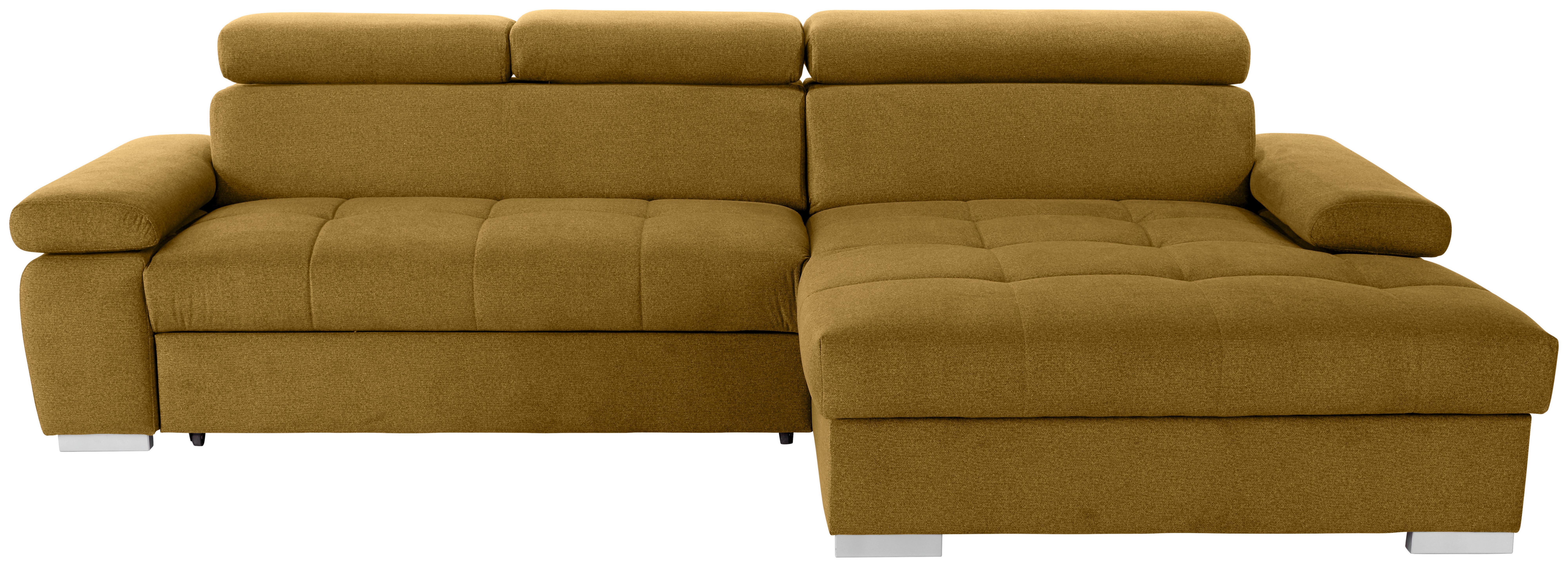 Kutna Garnitura Perry - srebrne boje/ecru, Design, tekstil/drvo (292/183cm) - Modern Living