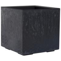 Blumenkasten Schwarz - Schwarz, Basics, Kunststoff (40/40/40cm) - Siena Garden