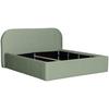 Tapecirani Krevet Bilbao Classic - svijetlo zelena/crna, Design, tekstil (160/200cm) - Based