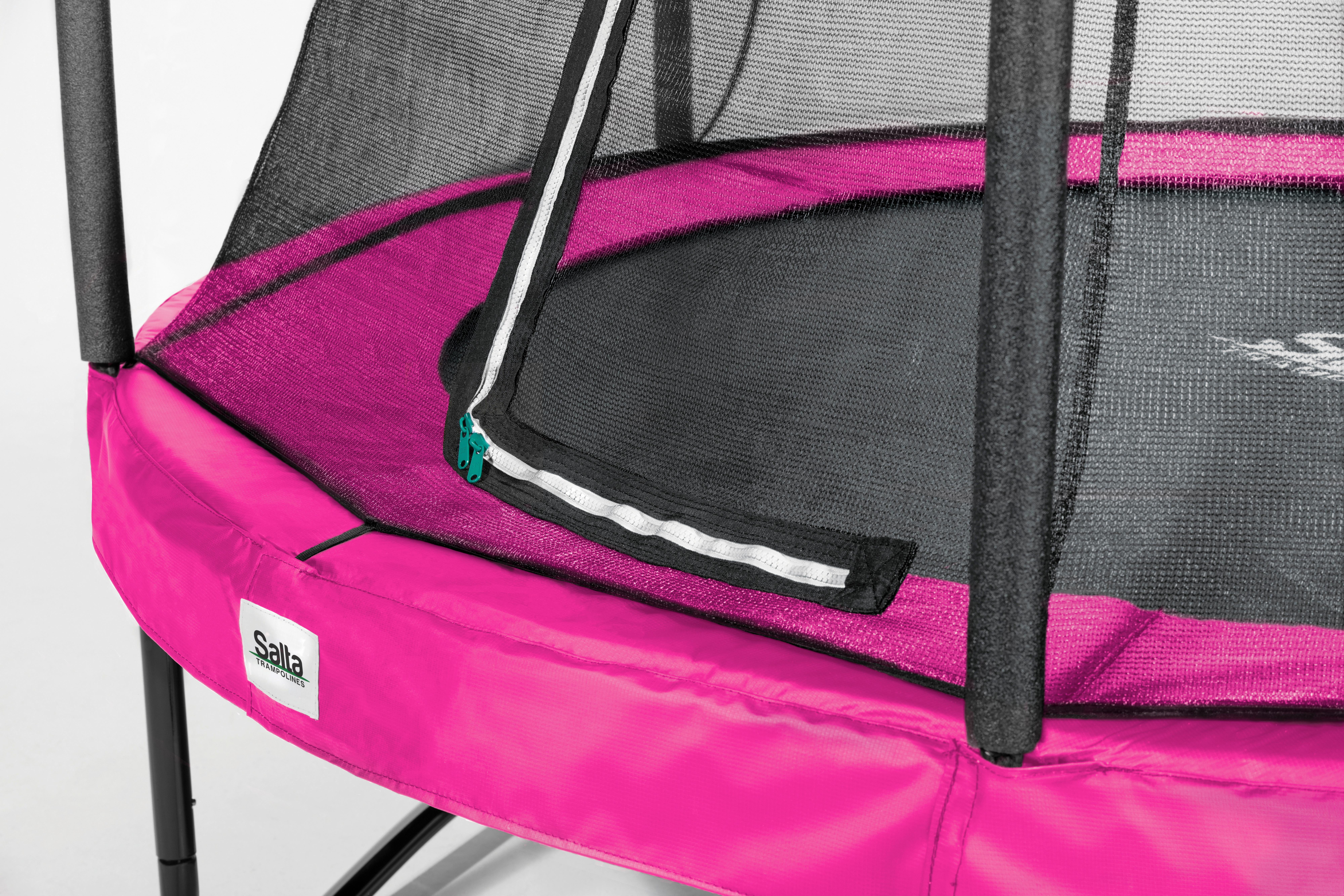 Trampolin Salta Comfort Edition Ø ca. 251cm - Pink, KONVENTIONELL, Metall (251cm) - Salta